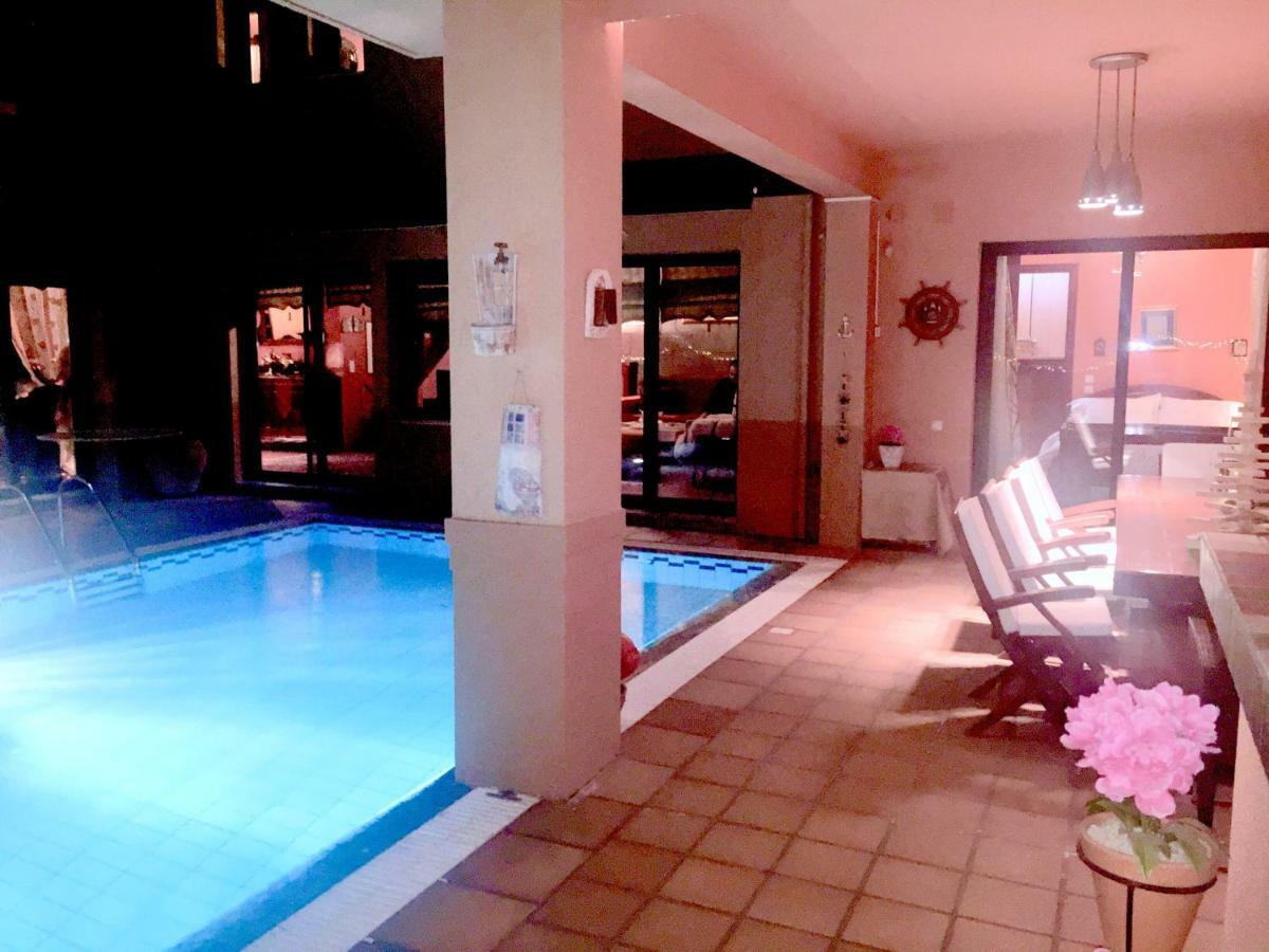 4-Seasons Pool Villa Near Meteora Tríkala Exterior foto